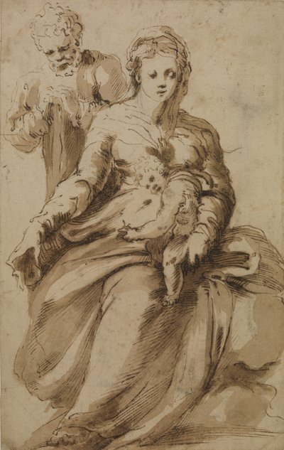 Svatá rodina, kolem roku 1637 od Alonso Berruguete