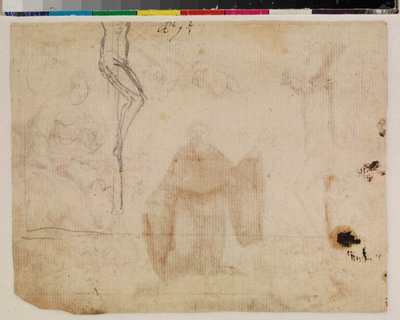 Kristus ukřižovaný, verso, 17. století od Alonso Cano