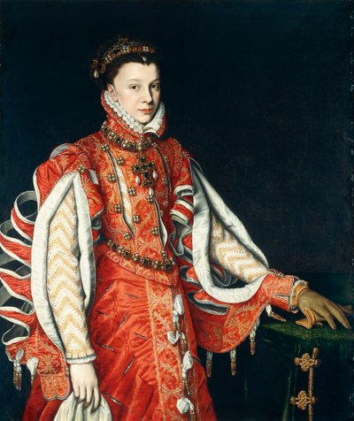 Alžběta z Valois od Alonso Sánchez Coello