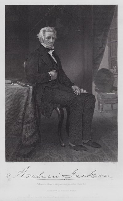 Andrew Jackson (rytina) od Alonzo (after) Chappel
