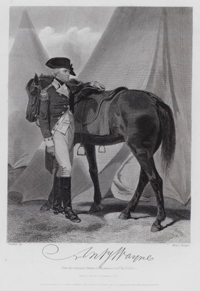 Anthony Wayne (rytina) od Alonzo (after) Chappel