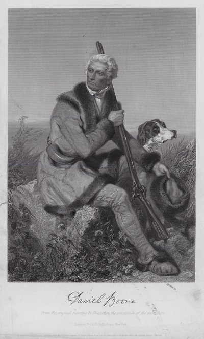 Daniel Boone (rytina) od Alonzo (after) Chappel