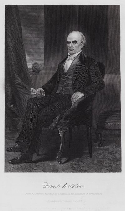 Daniel Webster (rytina) od Alonzo (after) Chappel