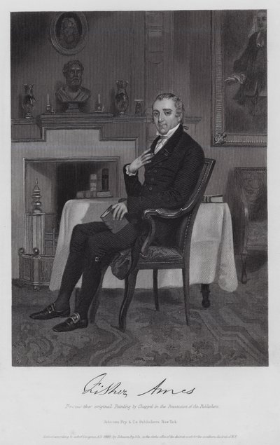 Fisher Ames (rytina) od Alonzo (after) Chappel