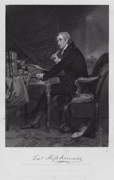 Francis Hopkinson (rytina) od Alonzo (after) Chappel