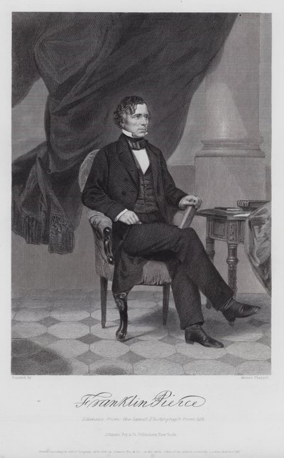 Franklin Pierce (rytina) od Alonzo (after) Chappel