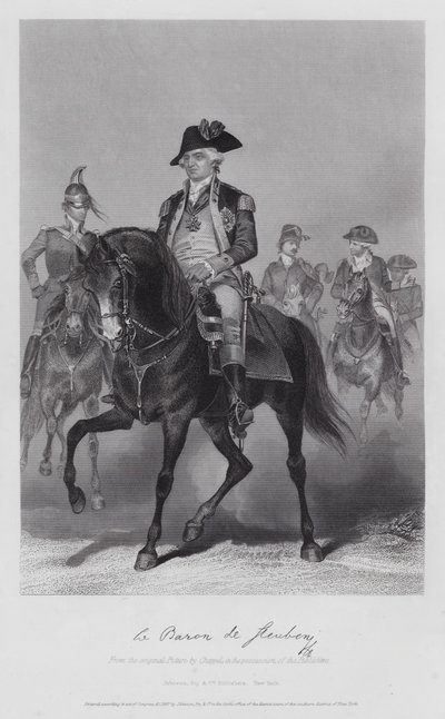 Frederick William Von Steuben (rytina) od Alonzo (after) Chappel
