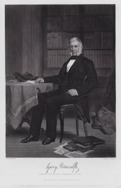 George Bancroft (rytina) od Alonzo (after) Chappel