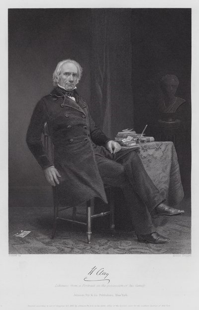 Henry Clay (rytina) od Alonzo (after) Chappel