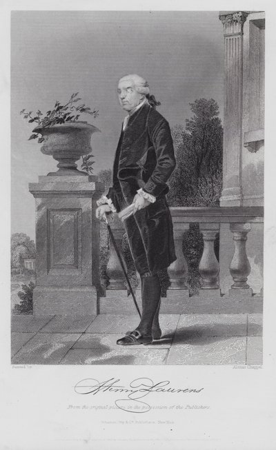 Henry Laurens (rytina) od Alonzo (after) Chappel