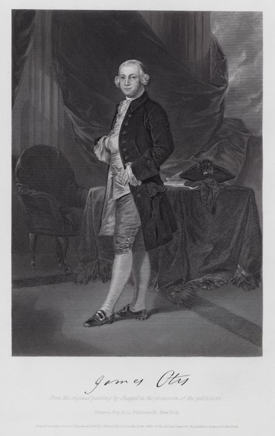 James Otis (rytina) od Alonzo (after) Chappel