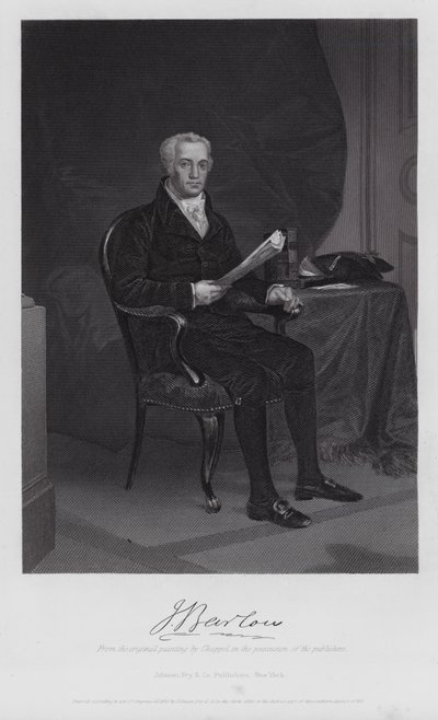 Joel Barlow (rytina) od Alonzo (after) Chappel