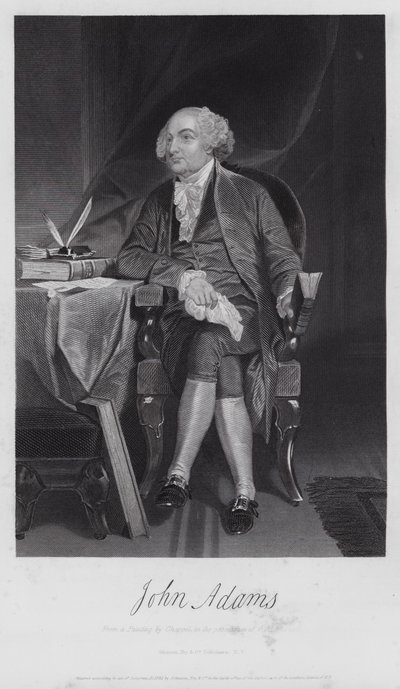 John Adams (rytina) od Alonzo (after) Chappel
