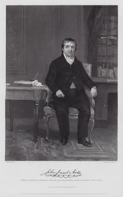 John Jacob Astor (rytina) od Alonzo (after) Chappel