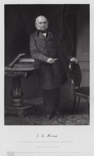 John Quincy Adams (rytina) od Alonzo (after) Chappel