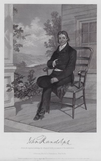 John Randolph (rytina) od Alonzo (after) Chappel
