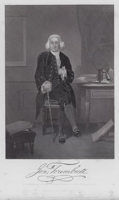 Jonathan Trumbull (rytina) od Alonzo (after) Chappel