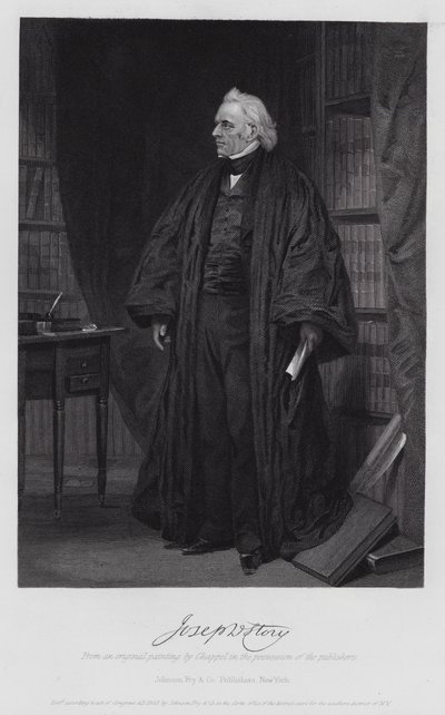 Joseph Story (rytina) od Alonzo (after) Chappel