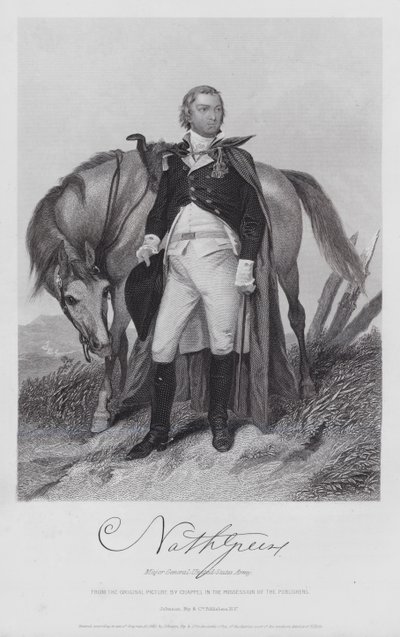Nathaniel Greene (rytina) od Alonzo (after) Chappel