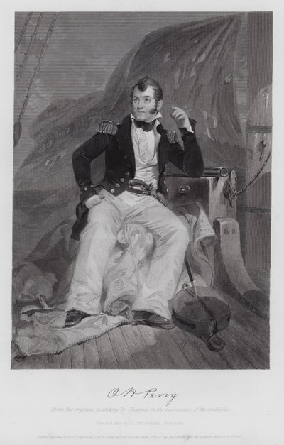 Oliver Hazard Perry (rytina) od Alonzo (after) Chappel