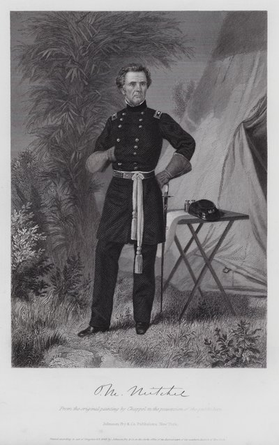 Ormsby Mcknight Mitchel (rytina) od Alonzo (after) Chappel