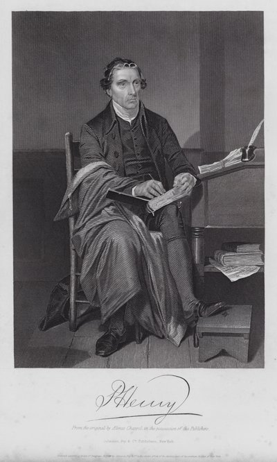 Patrick Henry (rytina) od Alonzo (after) Chappel