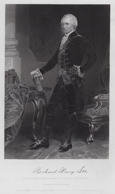 Richard Henry Lee (rytina) od Alonzo (after) Chappel