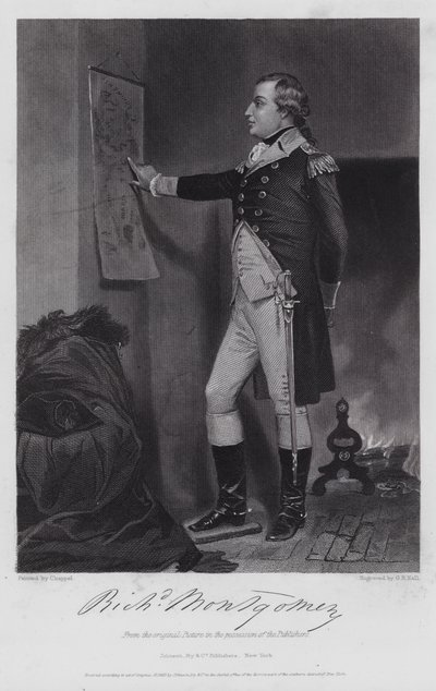 Richard Montgomery (rytina) od Alonzo (after) Chappel