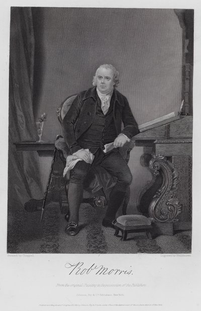 Robert Morris (rytina) od Alonzo (after) Chappel