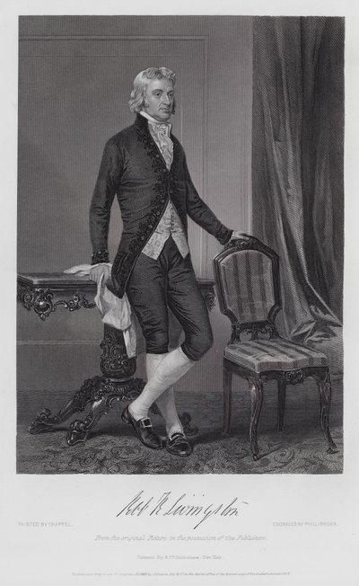 Robert R Livingston (rytina) od Alonzo (after) Chappel