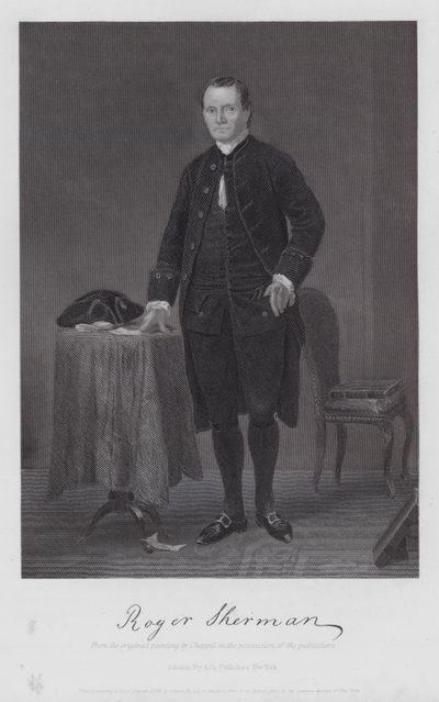 Roger Sherman (rytina) od Alonzo (after) Chappel
