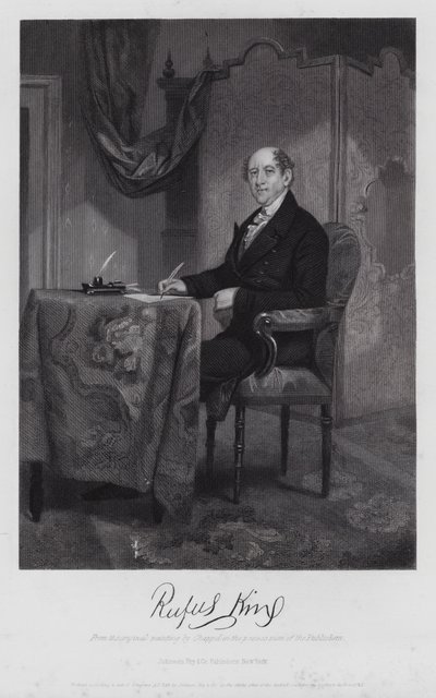 Rufus King (rytina) od Alonzo (after) Chappel