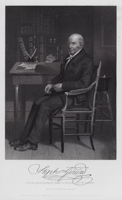 Stephen Girard (rytina) od Alonzo (after) Chappel