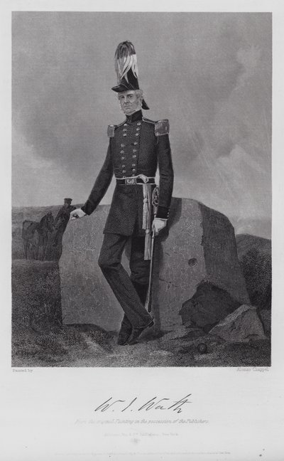 William Jenkins Worth (rytina) od Alonzo (after) Chappel