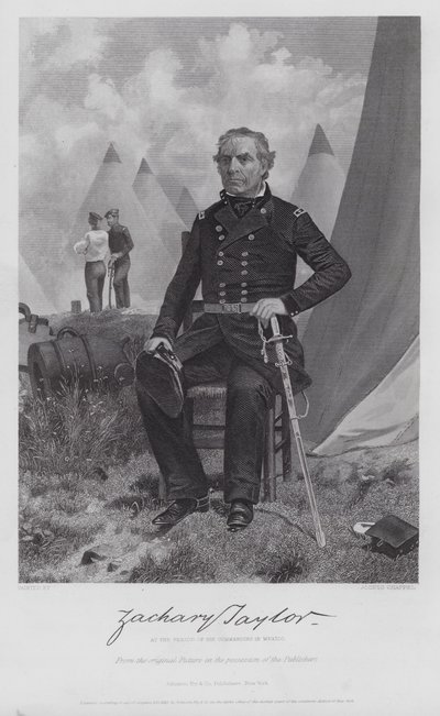 Zachary Taylor (rytina) od Alonzo (after) Chappel