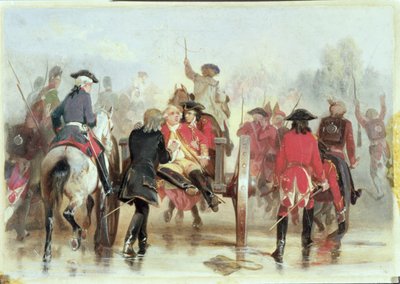 Braddocks Retreat 9. července 1755, 1865 od Alonzo Chappel