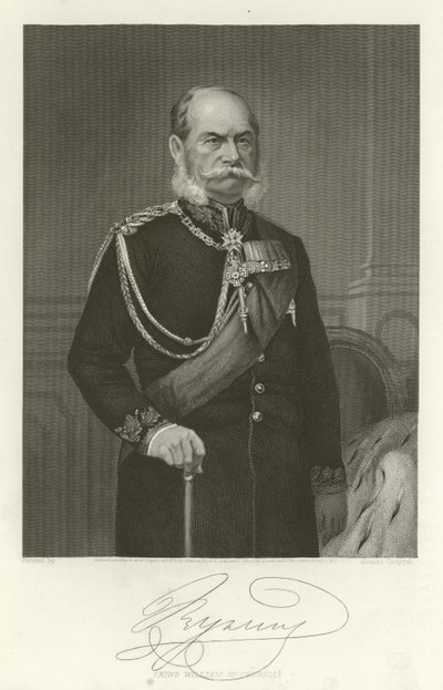 král Vilém Pruský od Alonzo Chappel