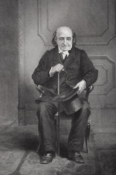 Portrét Alberta Gallatina (1761-1849) (litho) od Alonzo Chappel