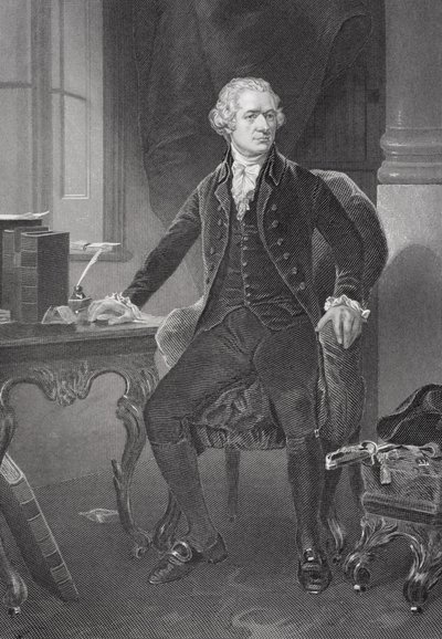 Portrét Alexandra Hamiltona (175557-1804) od Alonzo Chappel