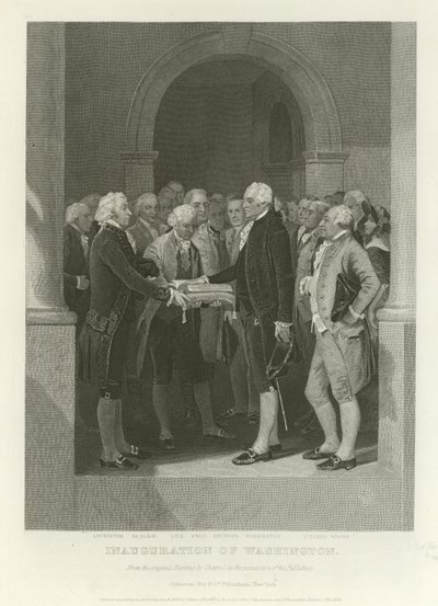 Inaugurace ve Washingtonu od Alonzo Chappel