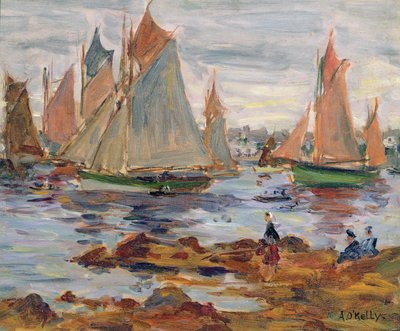 Přístav v Concarneau od Aloysius C. O