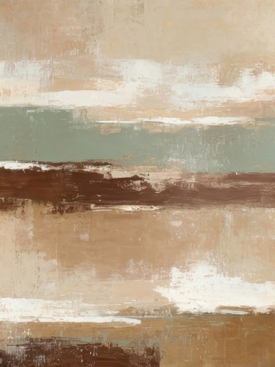 Abstrakt „Zemitý horizont“ od Alpenglow Workshop