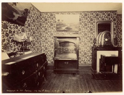 Vražda lady Leprince ... Pohled do ložnice od Alphonse Bertillon
