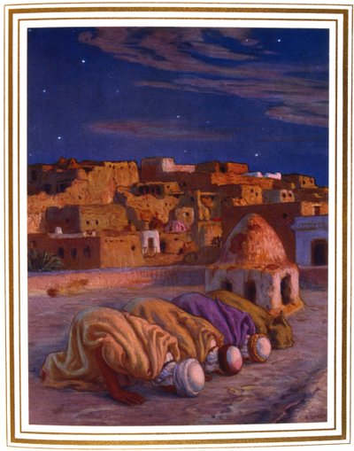Prostation Prayer Modlitba poklony, 1918 od Alphonse Etienne Dinet