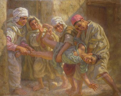 Odchod z koránské školy od Alphonse Etienne Dinet