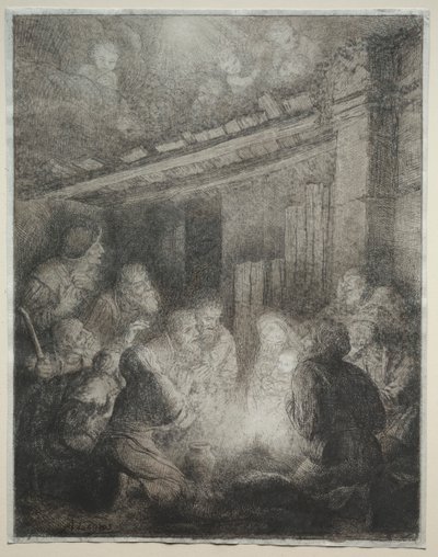 Klanění pastýřů od Alphonse Legros