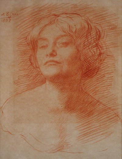 Alice Knewstubová od Alphonse Legros