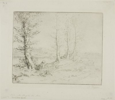 Podél břehu řeky od Alphonse Legros