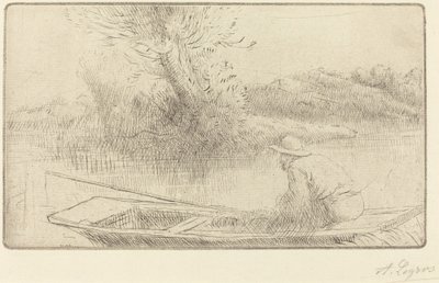 Podél Temže Na Temži. od Alphonse Legros