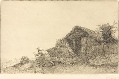 Podél vrcholu kopce Na vrcholu kopce. od Alphonse Legros